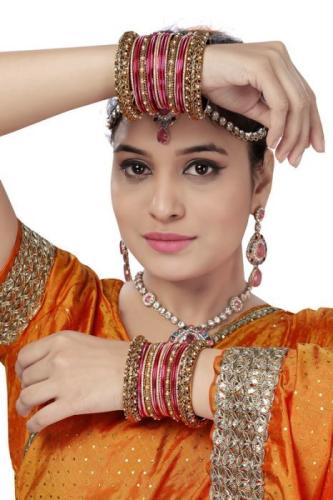 Bracelets Bollywood Festifs Fuchsia