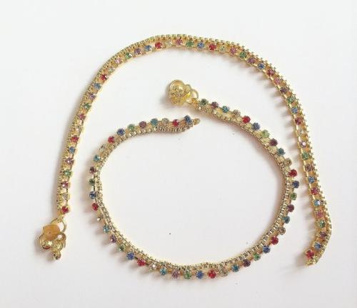 Bracelets de chevilles indiens (3 coloris)
