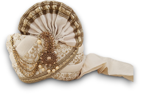 Festive Gold Indian Turban