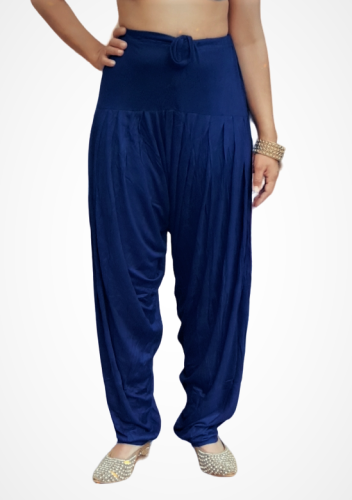 Pantalon indien Bleu Marine pour femme