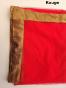 Foulards indiens transparents à bordures dorées (10 coloris)