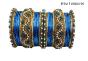 Bracelets Bollywood Perles Bleu Turquoise