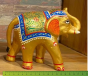 Decoration Elephant Doré (3 tailles) Taille : 18 cm