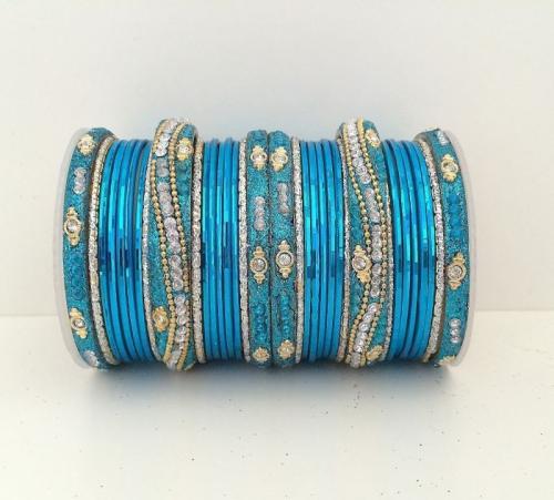 Lot Bracelets Bleu Turquoise