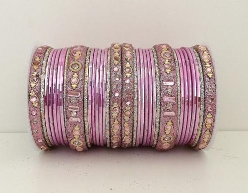 Bracelets Indiens Rose Clair Taille 7 cm