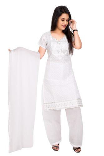 costume indien blanc pour temple