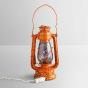 Lampe indienne électrique Orange - Livraison Offerte !