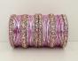 Bracelets Indiens Rose Clair Taille 7 cm