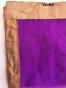 Foulards indiens transparents à bordures dorées (8 coloris)