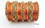 Bracelets Bollywood Orange