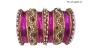 Bracelets Bollywood Bicolore Fuchsia/Violet