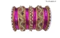 Bracelets Bollywood Bicolore Fuchsia/Violet