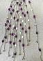 Chaines de guirlande en cristal et miroir - 2 mètres (5 coloris) Couleur : Violet